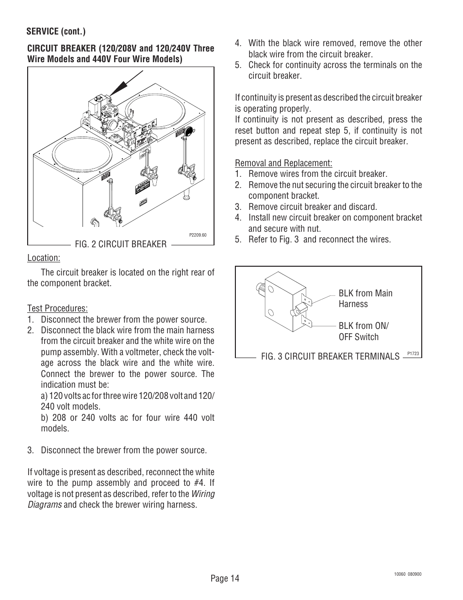 Bunn U3 U3A User Manual | Page 14 / 41