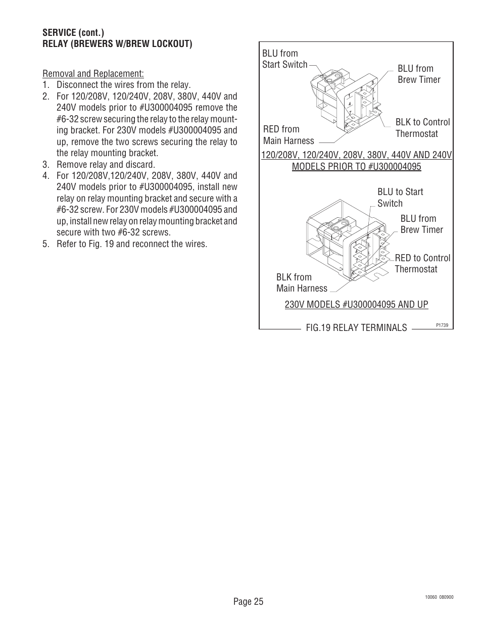 Bunn U3 U3A User Manual | Page 25 / 41