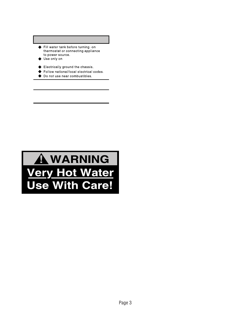 Bunn U3 U3A User Manual | Page 3 / 41
