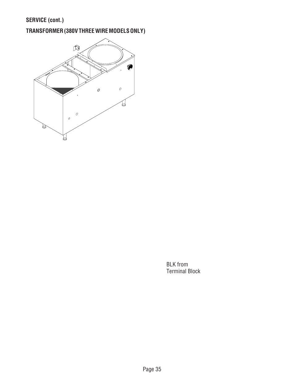 Bunn U3 U3A User Manual | Page 35 / 41