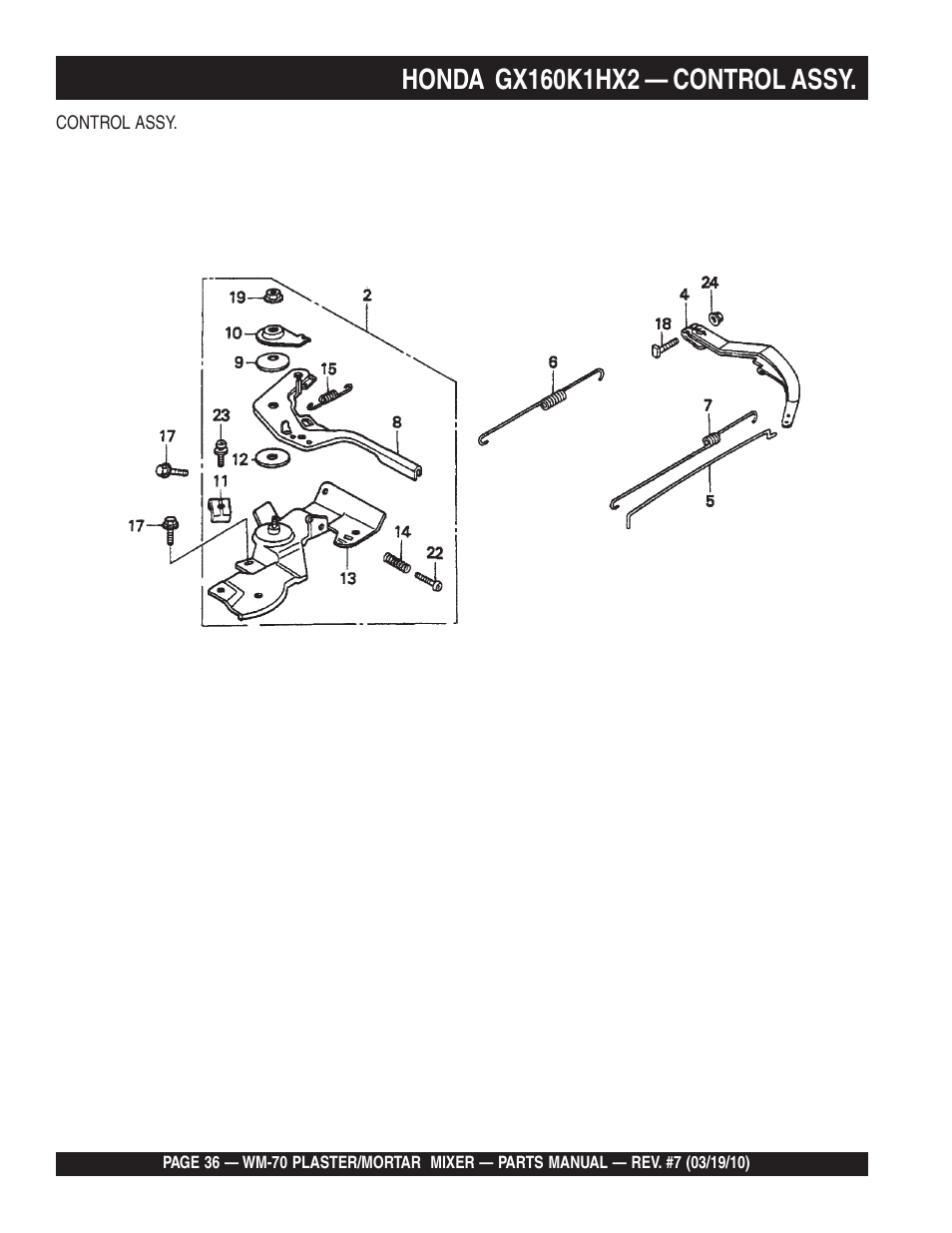 Multiquip WM70P User Manual | Page 36 / 100