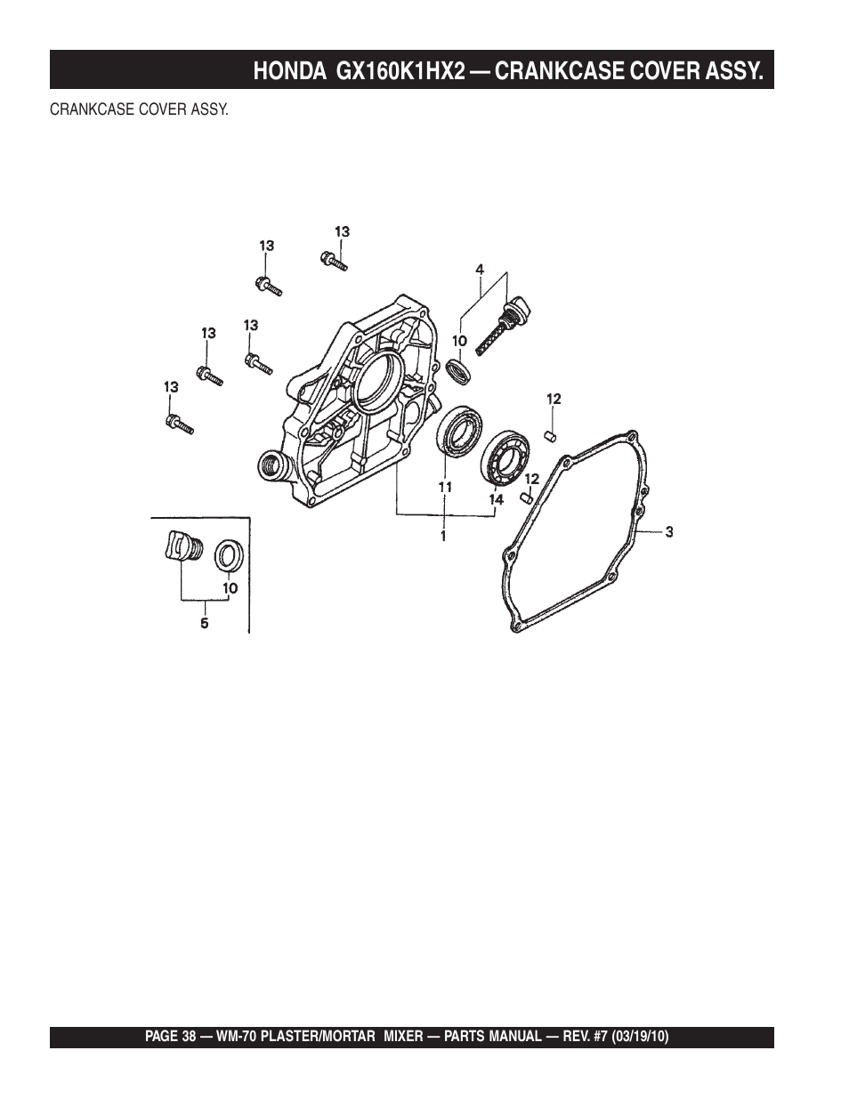 Multiquip WM70P User Manual | Page 38 / 100