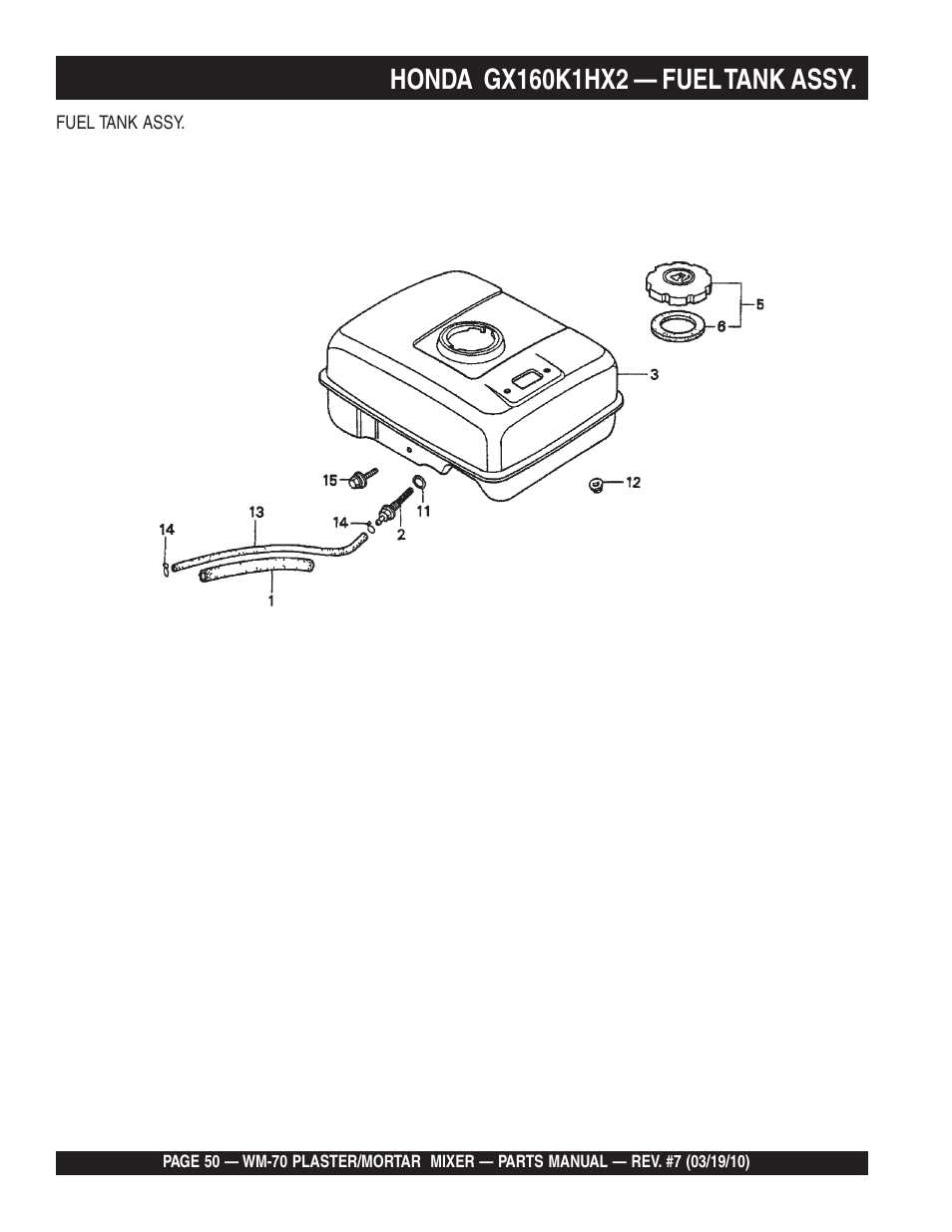 Multiquip WM70P User Manual | Page 50 / 100