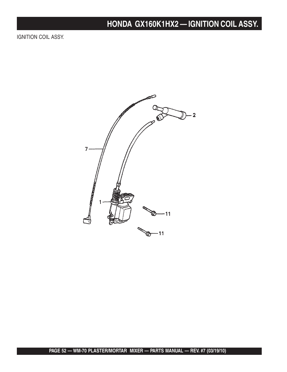 Multiquip WM70P User Manual | Page 52 / 100