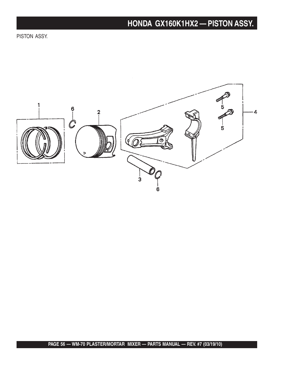 Multiquip WM70P User Manual | Page 56 / 100