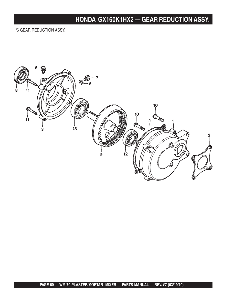 Multiquip WM70P User Manual | Page 60 / 100