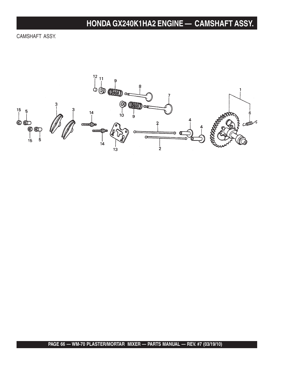 Multiquip WM70P User Manual | Page 66 / 100