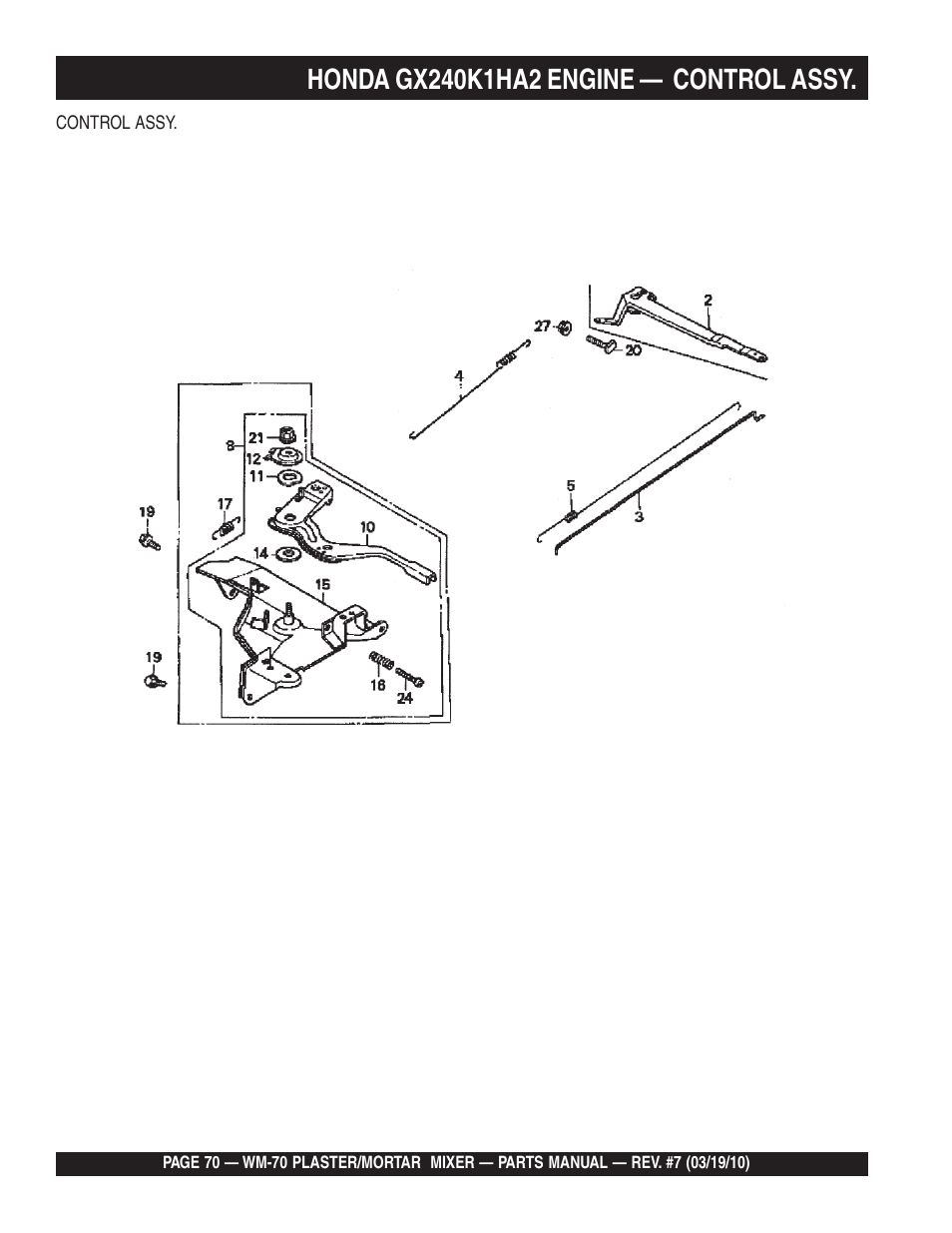 Multiquip WM70P User Manual | Page 70 / 100