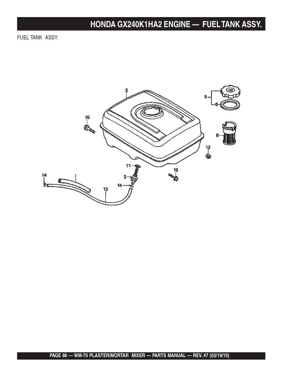 Multiquip WM70P User Manual | Page 86 / 100