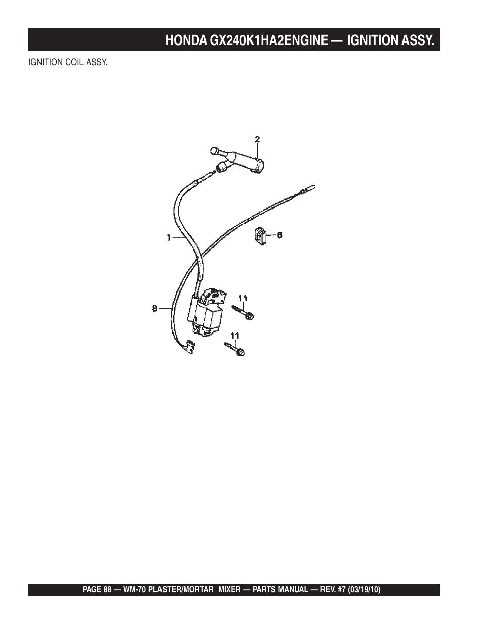 Multiquip WM70P User Manual | Page 88 / 100