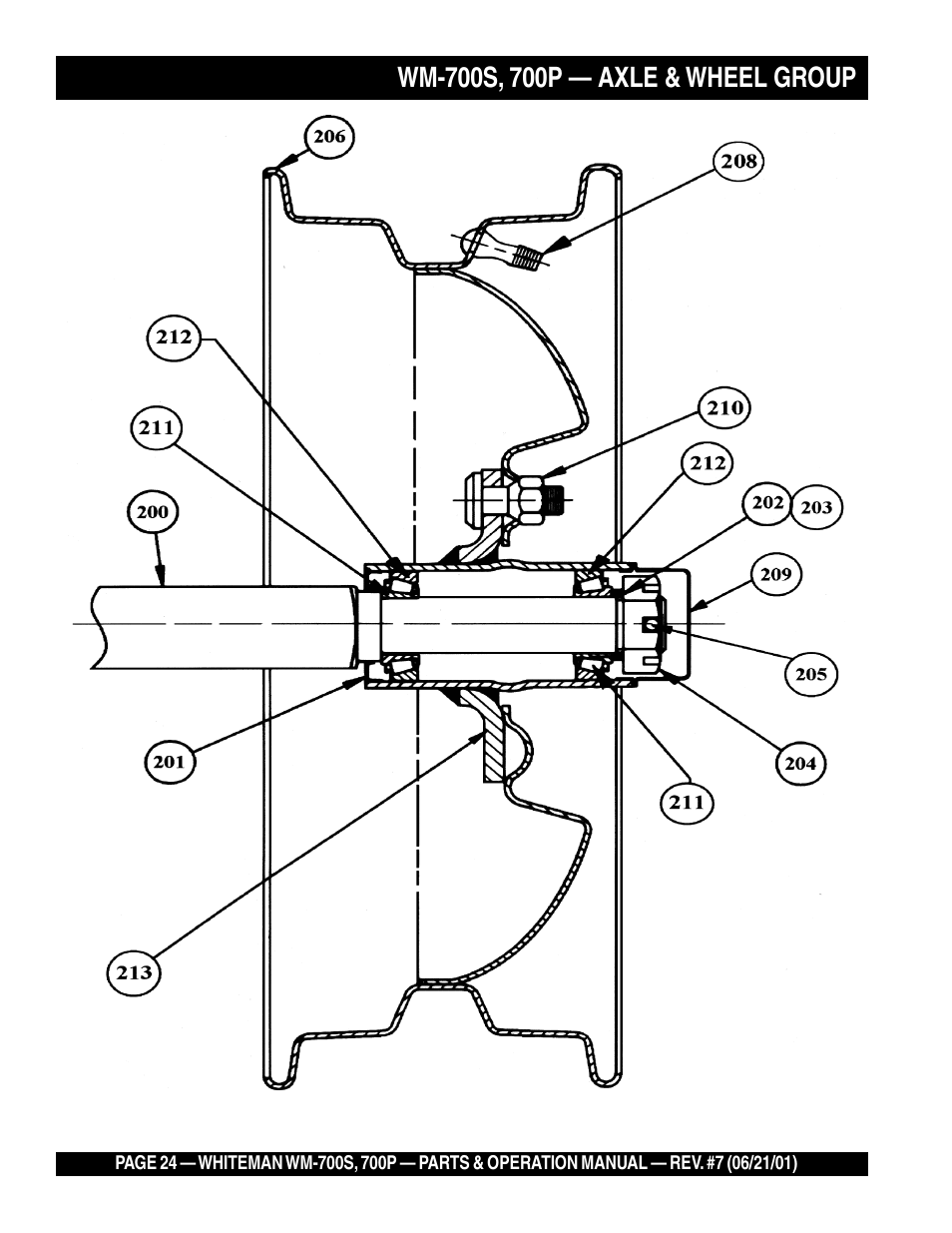 Multiquip WM700P User Manual | Page 24 / 28