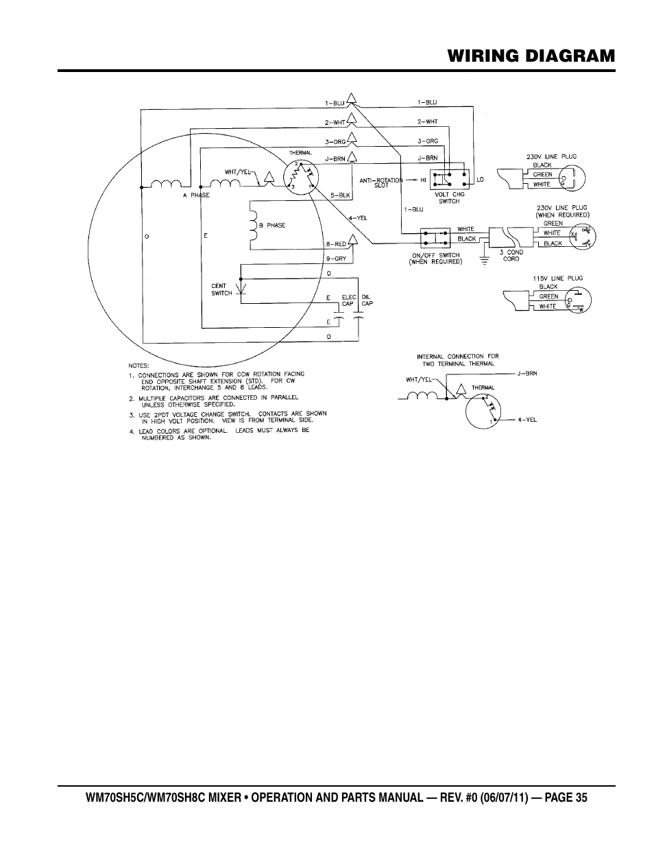 Multiquip WM70SH8C User Manual | Page 35 / 54