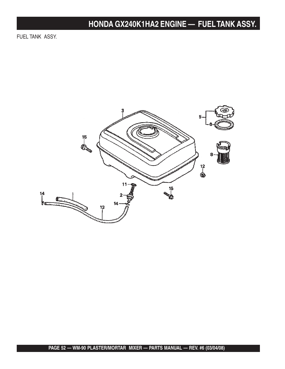 Multiquip WM90P User Manual | Page 52 / 66