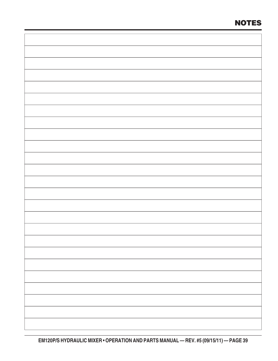 Multiquip EM120S User Manual | Page 39 / 108