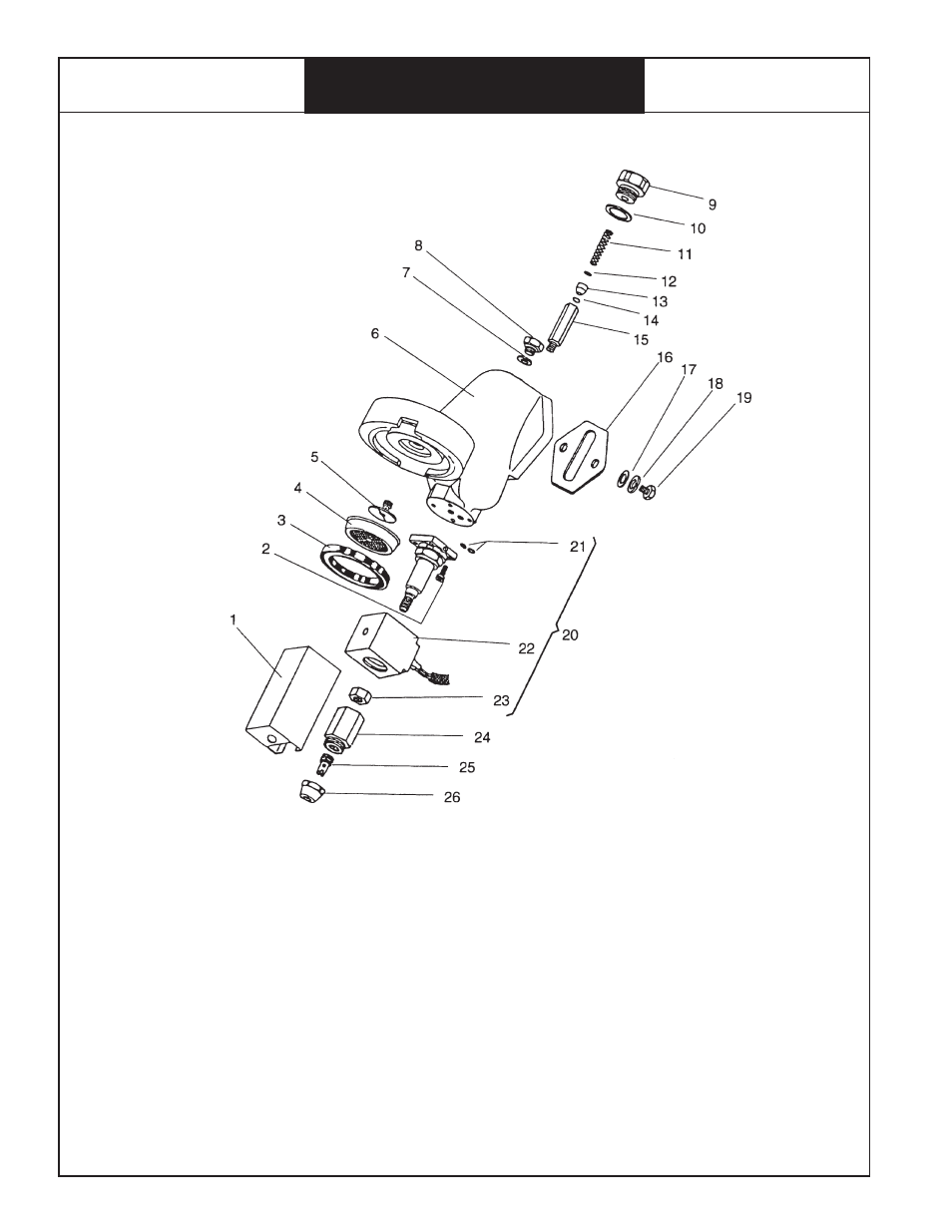 Bunn espress™ model es•1a, Replacement parts | Bunn ES.1A User Manual | Page 22 / 28