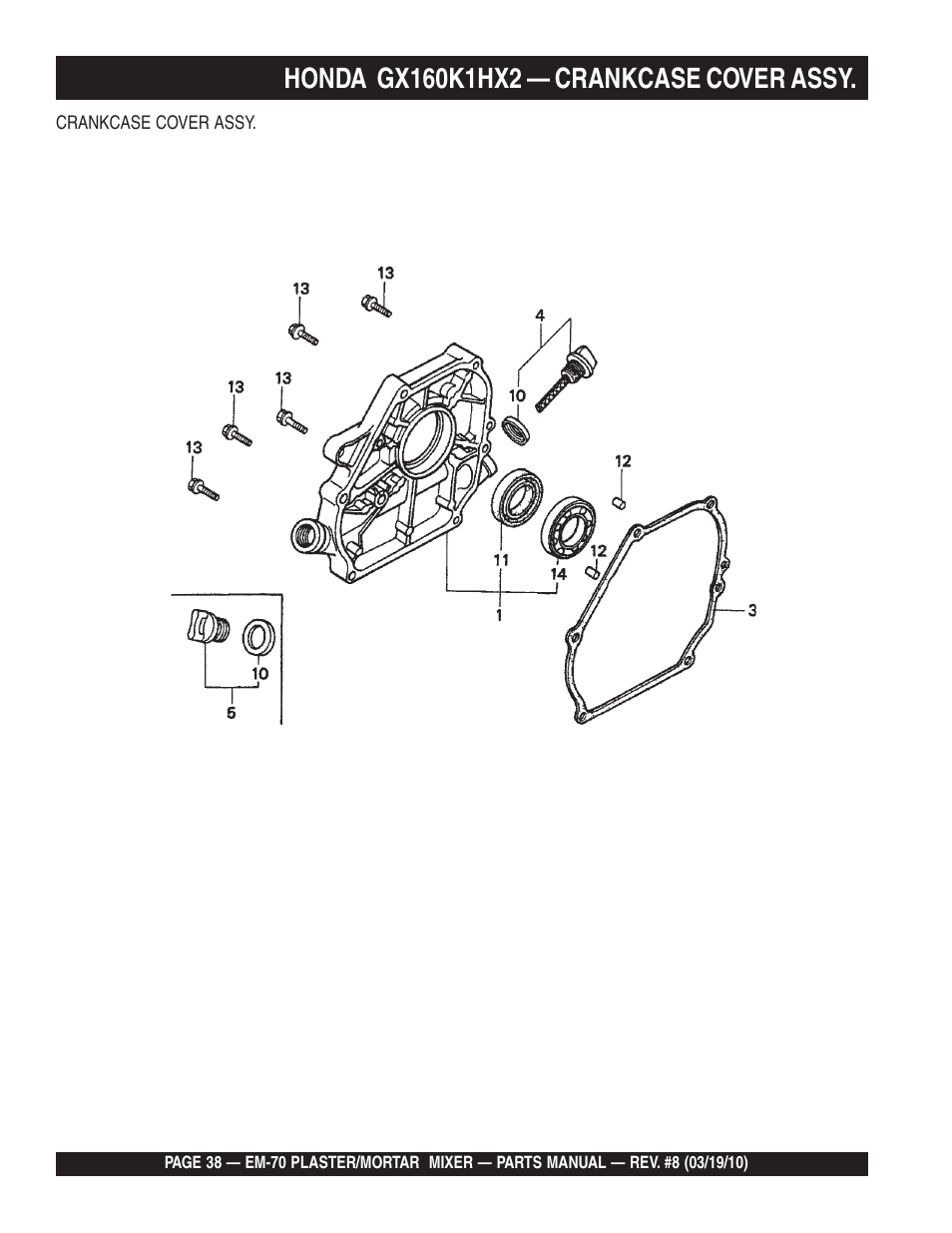 Multiquip EM70P User Manual | Page 38 / 100