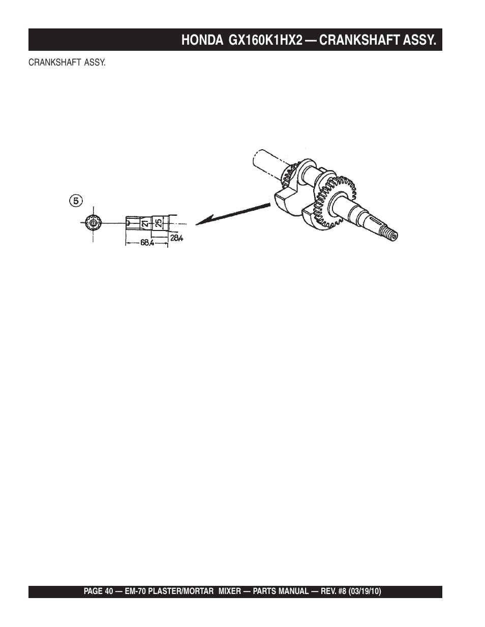 Multiquip EM70P User Manual | Page 40 / 100
