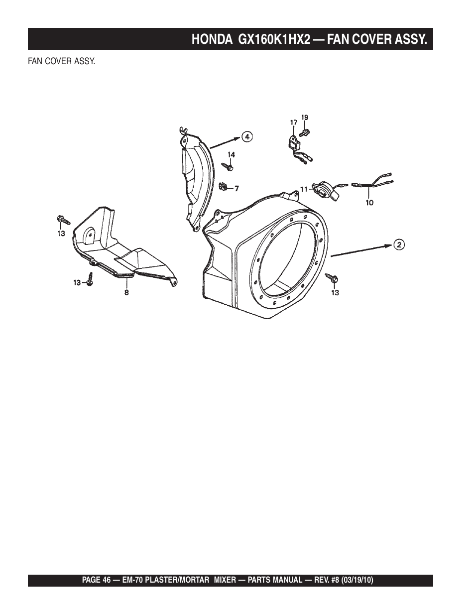 Multiquip EM70P User Manual | Page 46 / 100