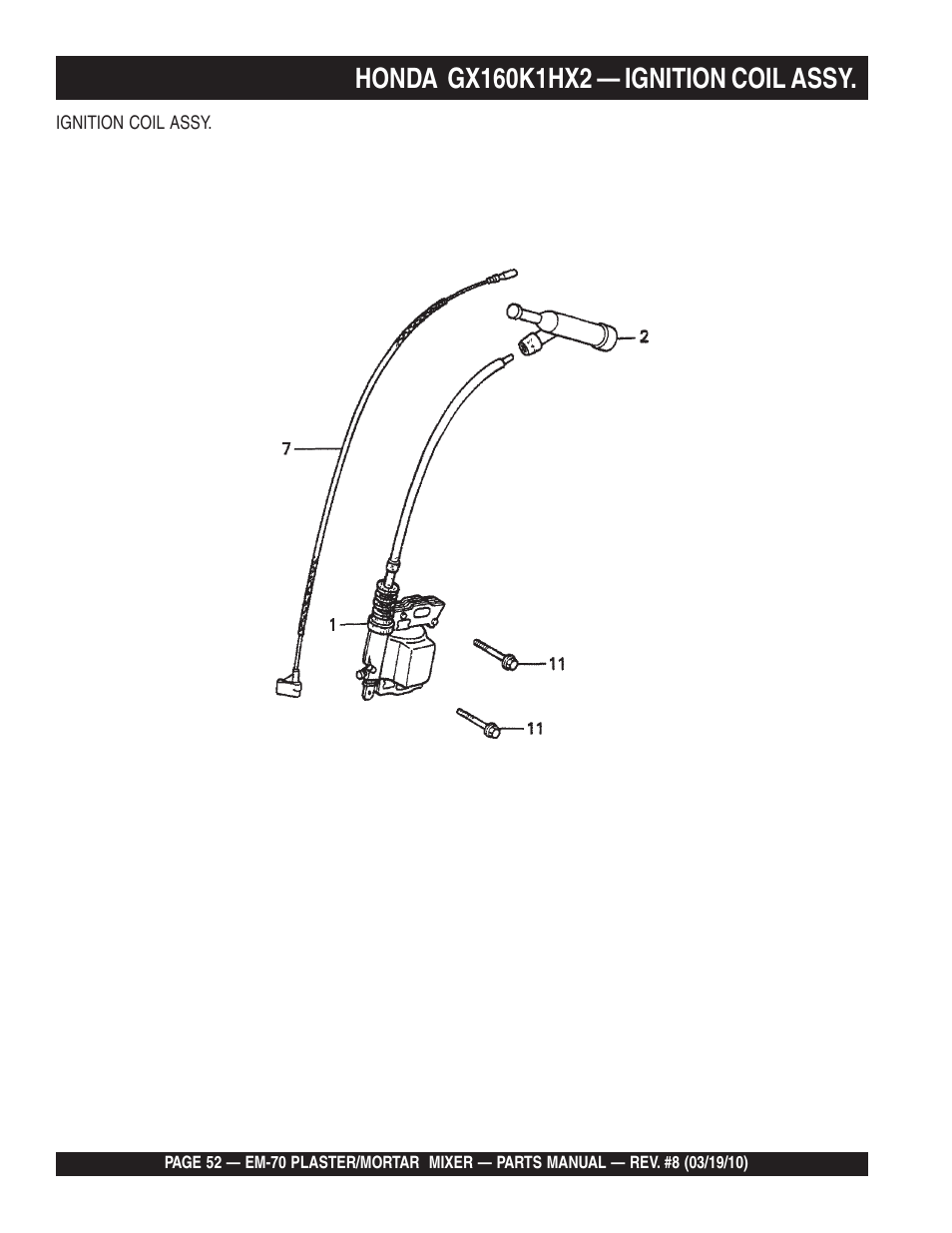 Multiquip EM70P User Manual | Page 52 / 100