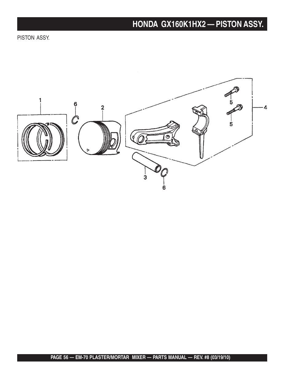 Multiquip EM70P User Manual | Page 56 / 100