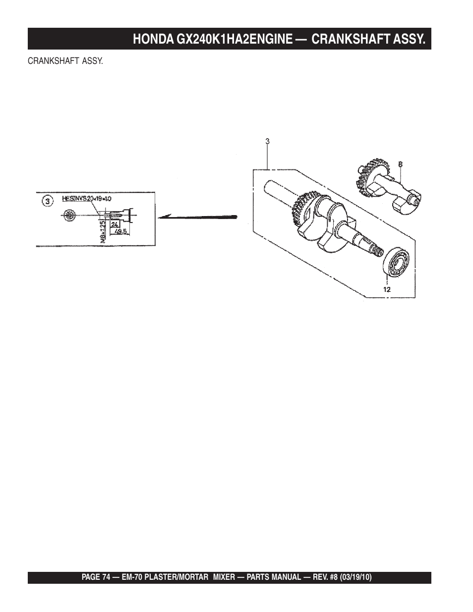 Multiquip EM70P User Manual | Page 74 / 100