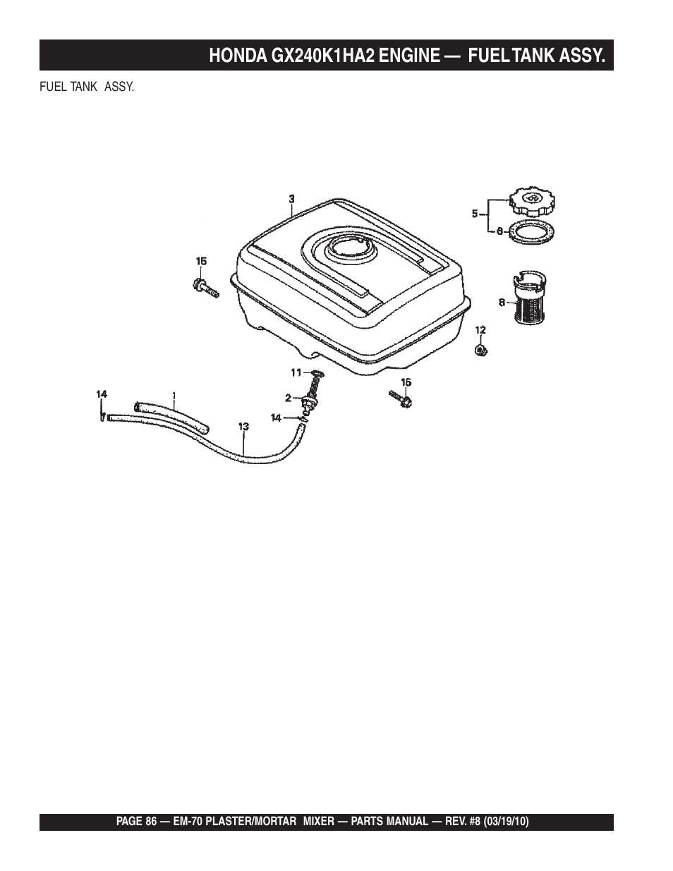 Multiquip EM70P User Manual | Page 86 / 100