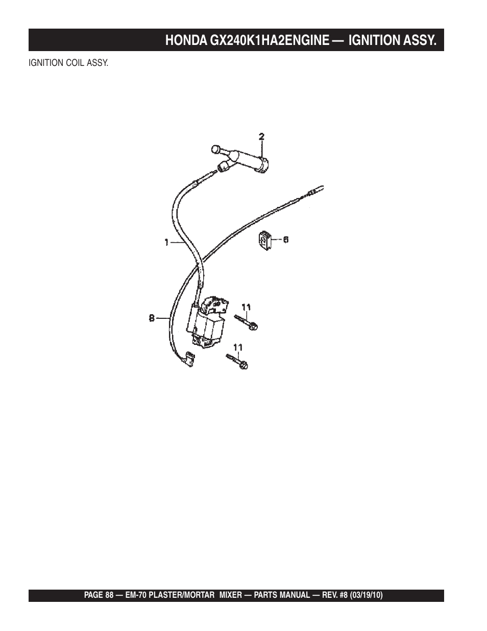 Multiquip EM70P User Manual | Page 88 / 100