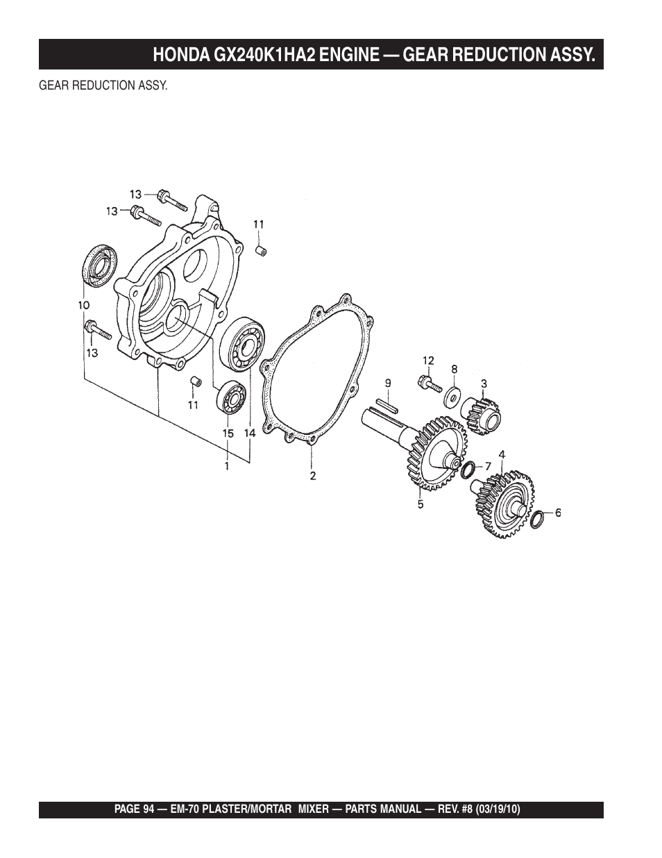 Multiquip EM70P User Manual | Page 94 / 100