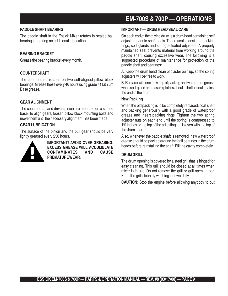 Multiquip EM700P User Manual | Page 9 / 30