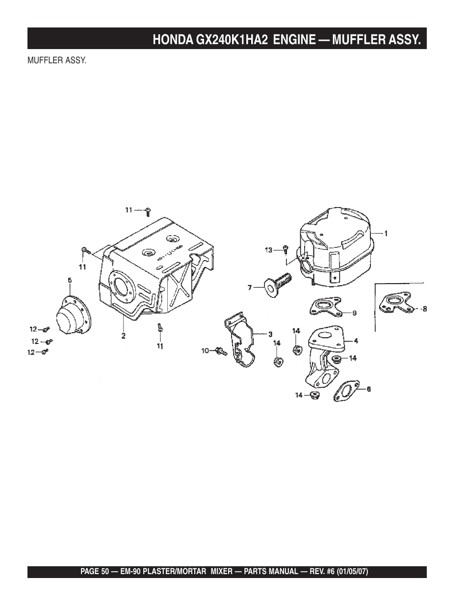 Multiquip EM90P User Manual | Page 50 / 66