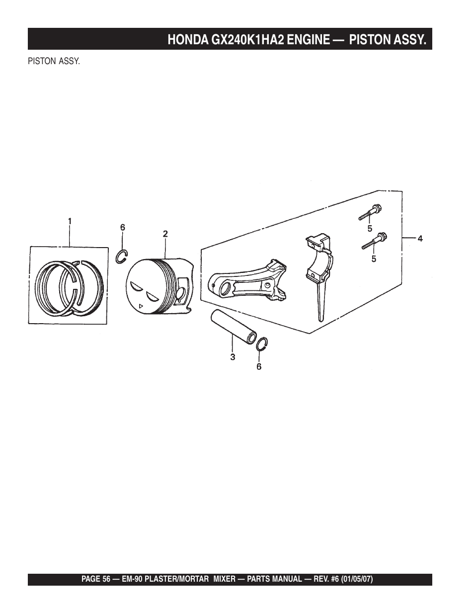 Multiquip EM90P User Manual | Page 56 / 66