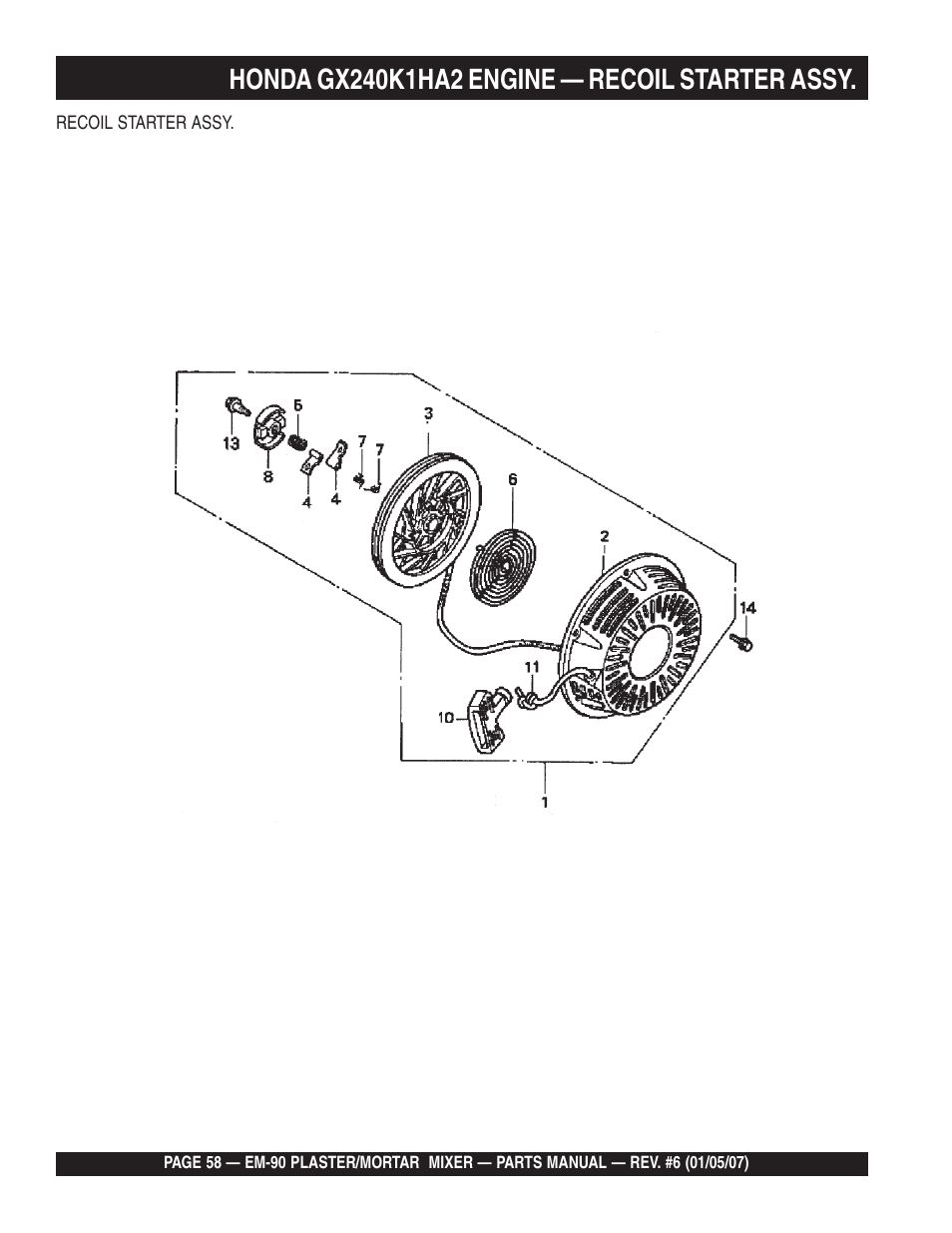 Multiquip EM90P User Manual | Page 58 / 66