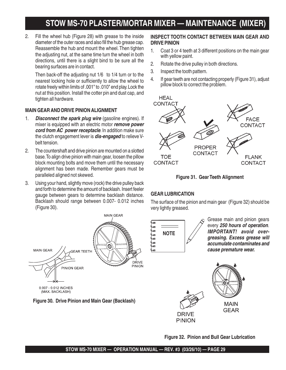 Multiquip MS70 User Manual | Page 29 / 94