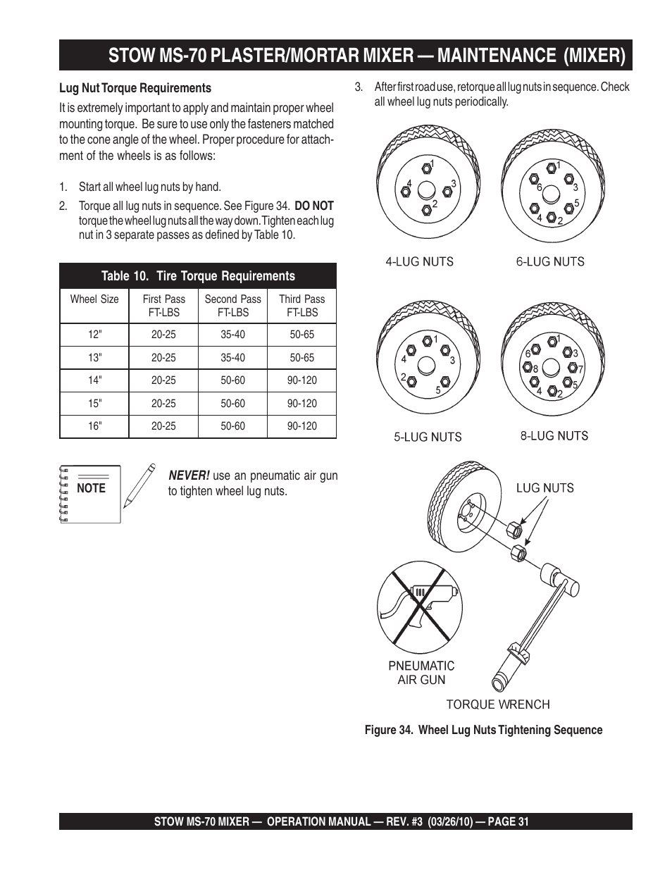 Multiquip MS70 User Manual | Page 31 / 94