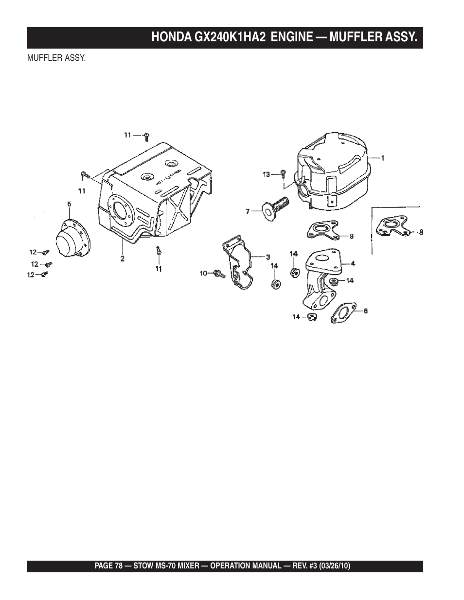 Multiquip MS70 User Manual | Page 78 / 94