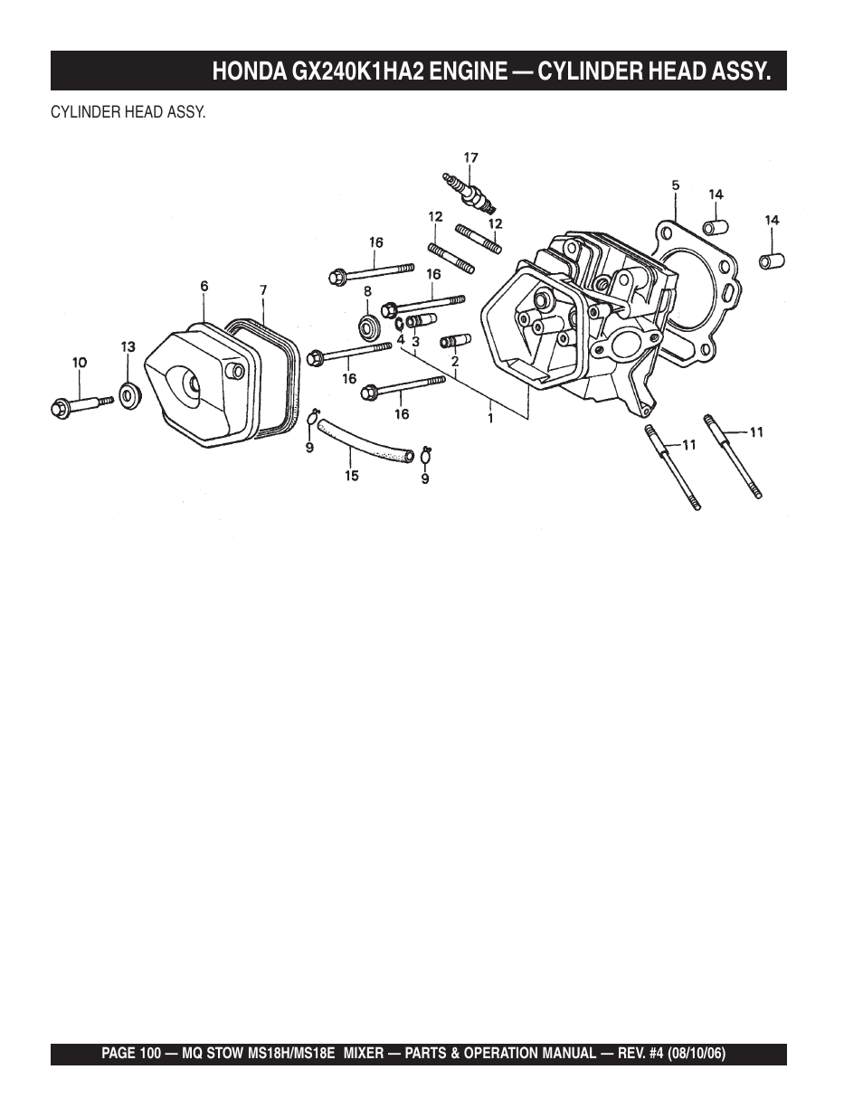 Multiquip MS18E User Manual | Page 100 / 122