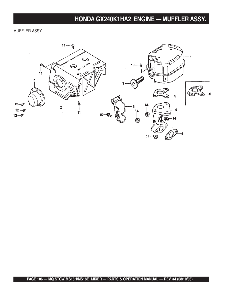 Multiquip MS18E User Manual | Page 106 / 122