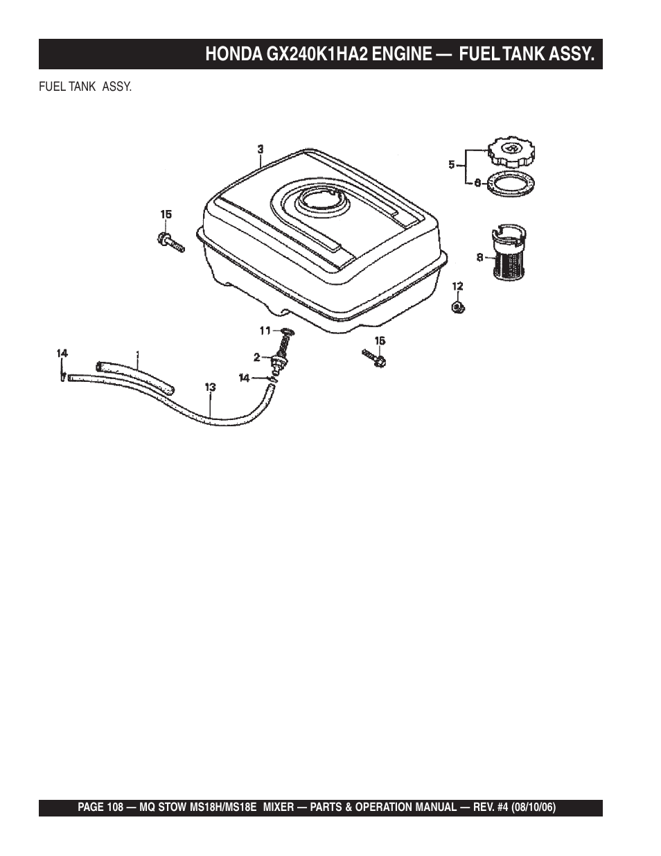 Multiquip MS18E User Manual | Page 108 / 122