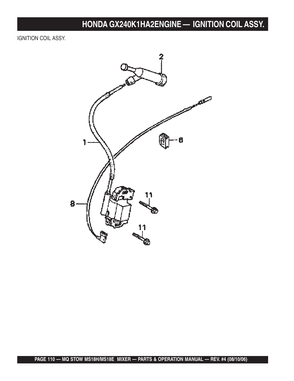 Multiquip MS18E User Manual | Page 110 / 122