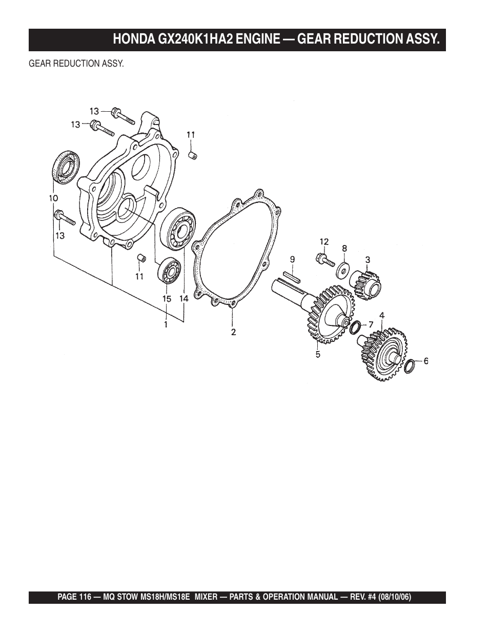 Multiquip MS18E User Manual | Page 116 / 122
