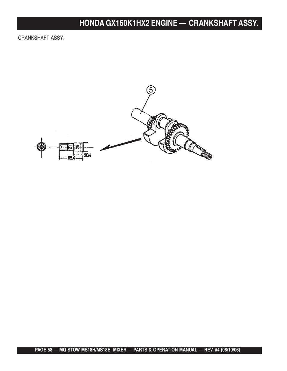 Multiquip MS18E User Manual | Page 58 / 122