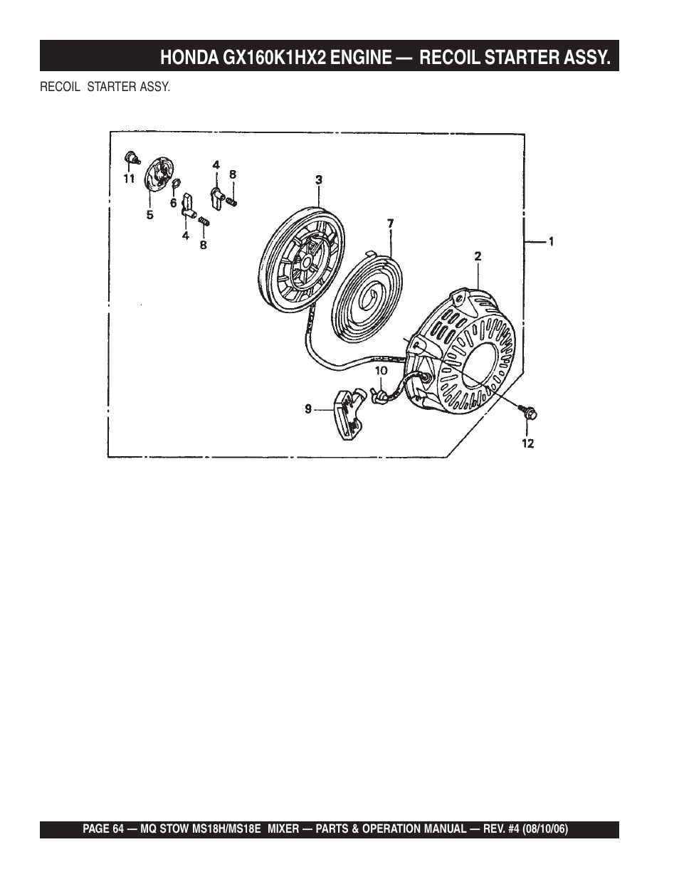 Multiquip MS18E User Manual | Page 64 / 122