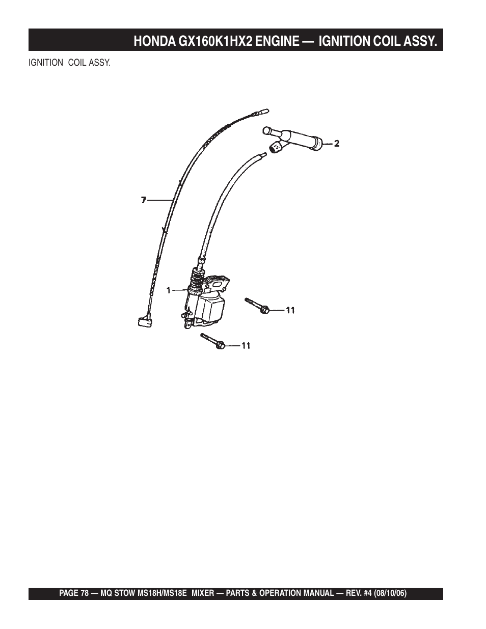 Multiquip MS18E User Manual | Page 78 / 122