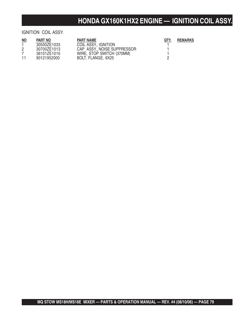 Multiquip MS18E User Manual | Page 79 / 122