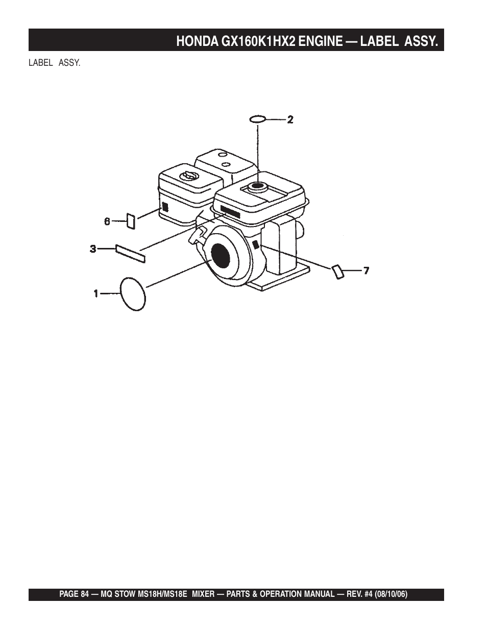Multiquip MS18E User Manual | Page 84 / 122