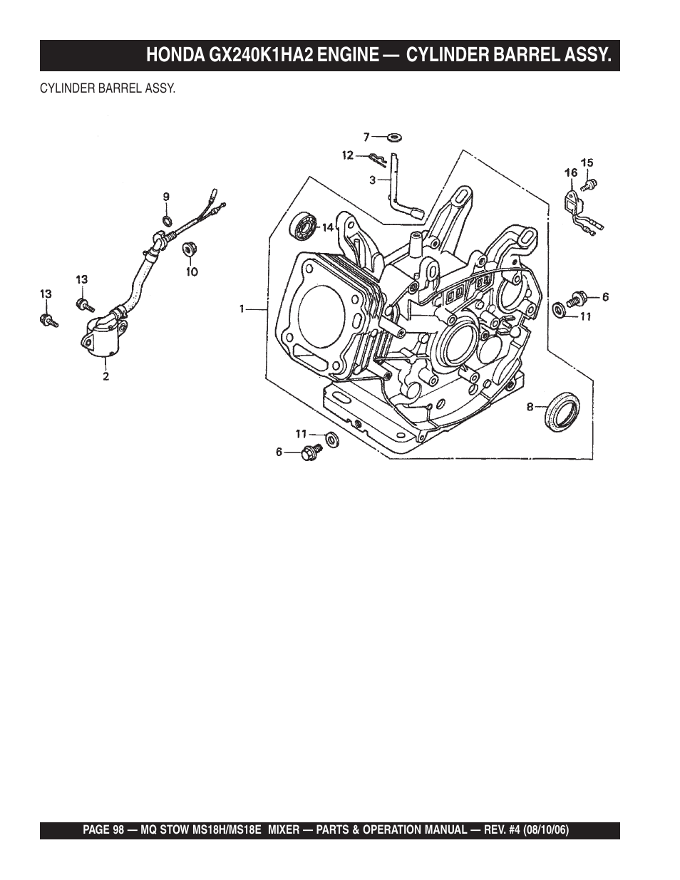 Multiquip MS18E User Manual | Page 98 / 122