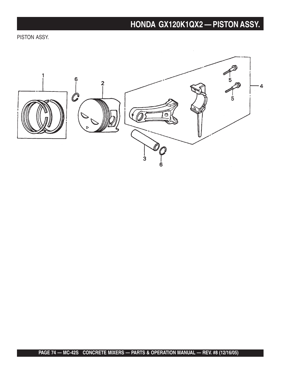 Multiquip MC42S User Manual | Page 74 / 84