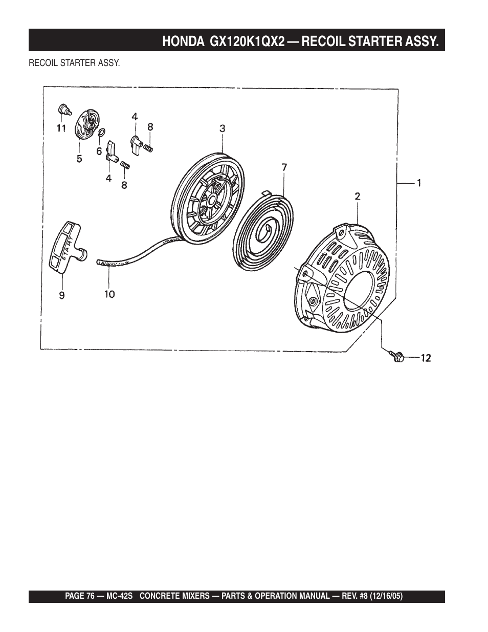 Multiquip MC42S User Manual | Page 76 / 84