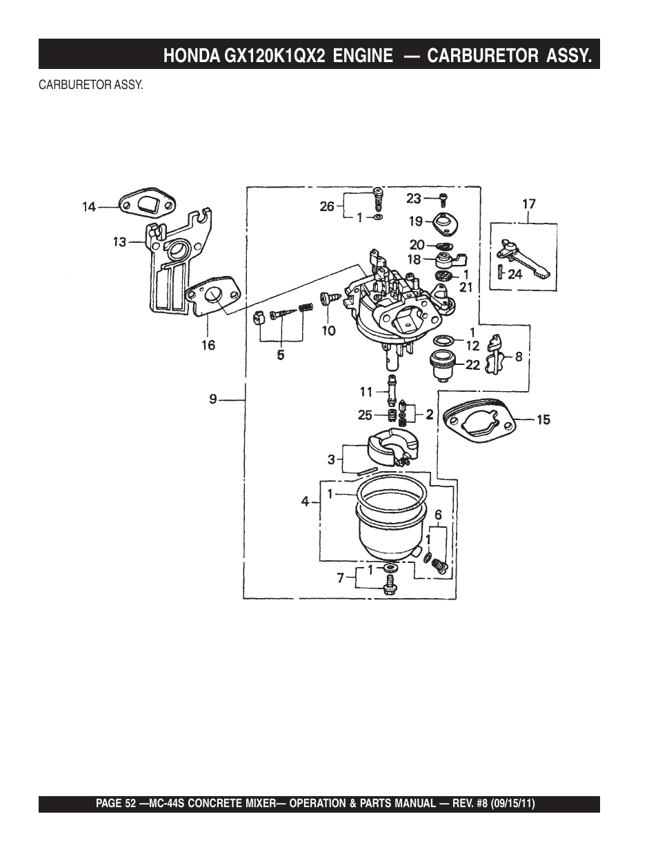 Multiquip MC44S User Manual | Page 52 / 84