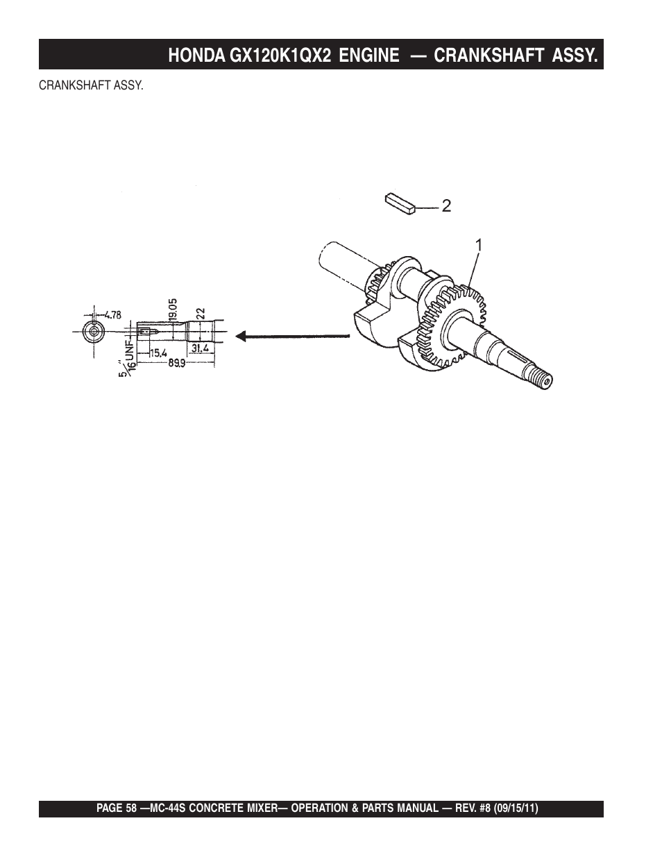 Multiquip MC44S User Manual | Page 58 / 84